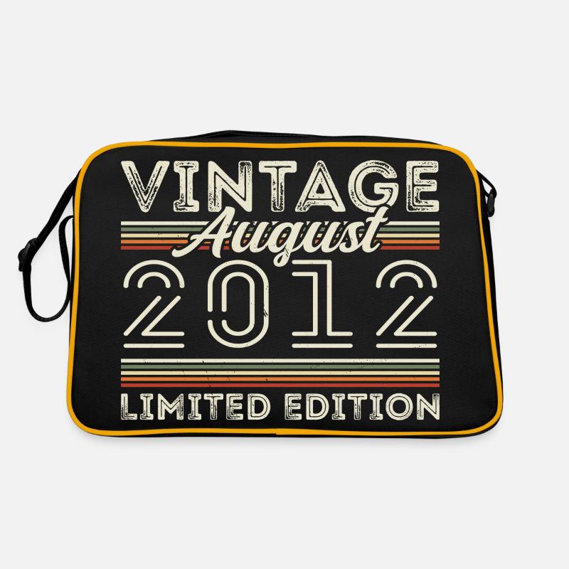August 2012 Legende seit August 2012 Vintage 2012 Retro Tasche