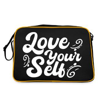 Love your self - Sac Retro - noir/or - Dos