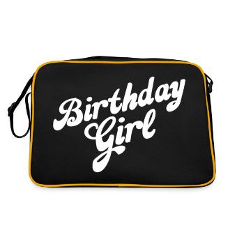 fille d’anniversaire - Sac Retro - noir/or - Dos
