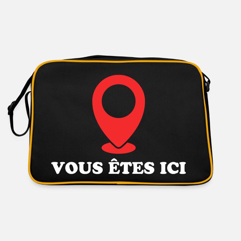 Sie sind hier Retro Tasche