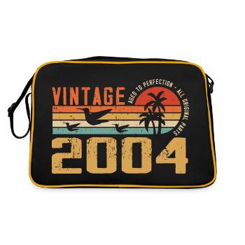 Vintage 2004 Cadeau Anniversaire - Millésime 2004 - Sac Retro - noir/or - Dos