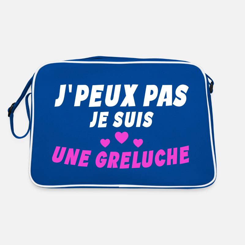 J'peux Pas Je Suis Une Greluche Sac Retro