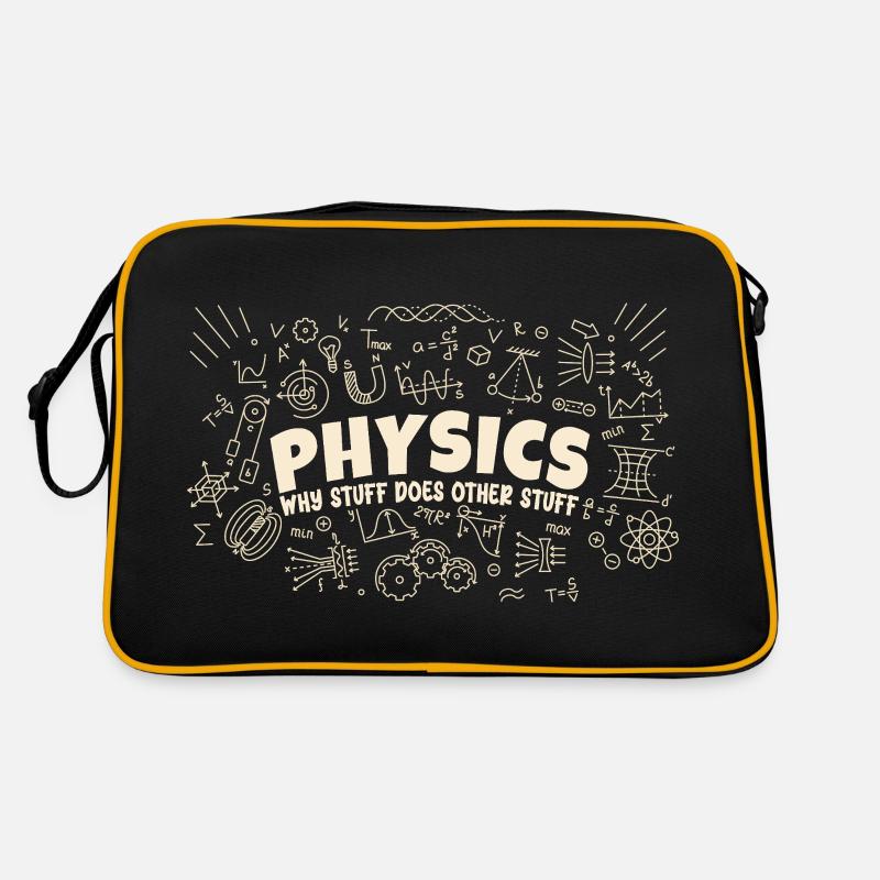 Physik Warum Dinge andere Dinge tun | Lustige Physik Retro Tasche