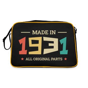 Legendary since 1931 Original 1931 - Retro Bag - black/gold - Back