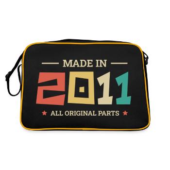 Legendary since 2011 Original 2011 - Retro Bag - black/gold - Back