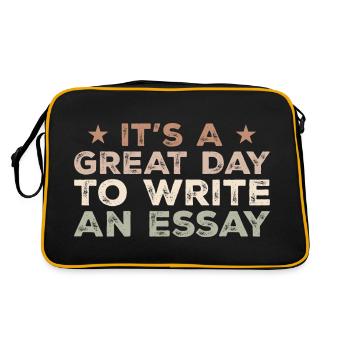 Its A Good Day To Write An Essay English Teacher - Sac Retro - noir/or - Dos