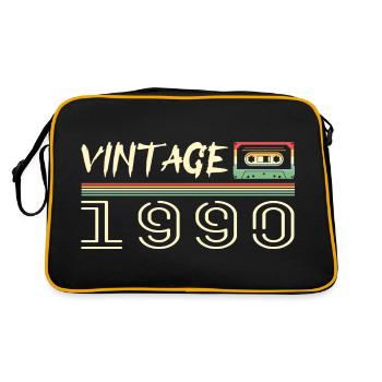 1990 Original 1990 Rétro Cadeau Anniversaire 1990 - Sac Retro - noir/or - Dos