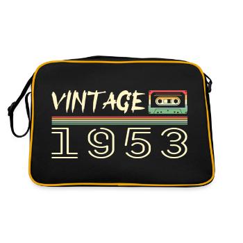 1953 Original 1953 Retro Gift Birthday 1953 - Retro Bag - black/gold - Back