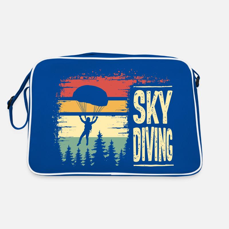 Skydiving Vintage Retro Sunset Retro Bag