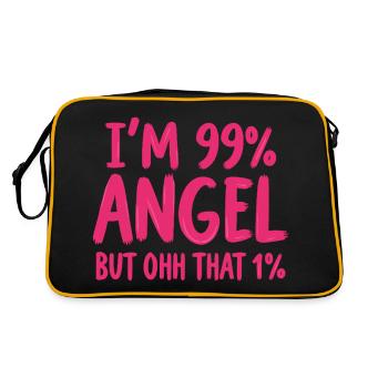 Ange Ange Pourcentage Dire - Sac Retro - noir/or - Dos