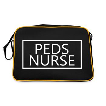 Une infirmière PEDS fière d’être étudiante diplômée en sciences infirmières - Sac Retro - noir/or - Dos