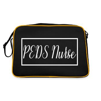 Une infirmière PEDS fière d’être étudiante diplômée en sciences infirmières - Sac Retro - noir/or - Dos