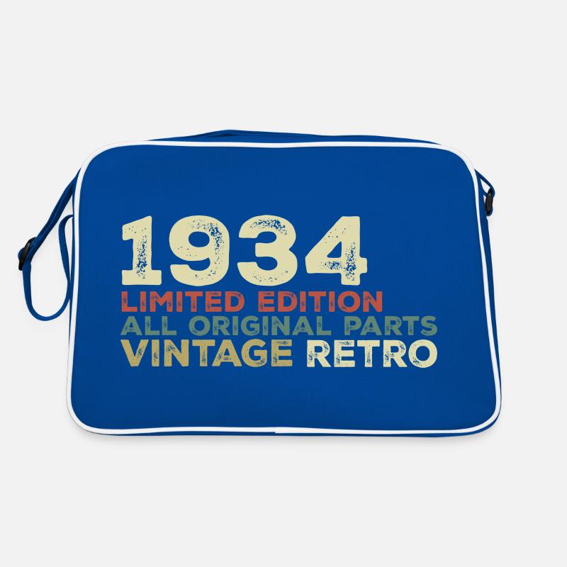 1934 geborenes Vintage-Geburtstagsgeschenk 1934 Retro Retro Tasche
