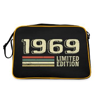 Nées en 1969 anniversaire 1969 Vintage 1969 - Sac Retro - noir/or - Dos