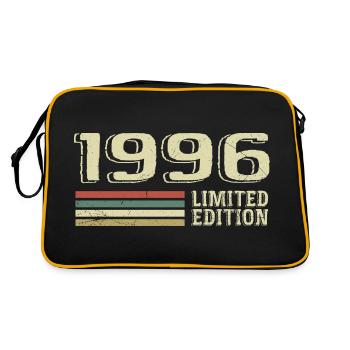 Born in 1996 Birthday 1996 Vintage 1996 - Retro Bag - black/gold - Back