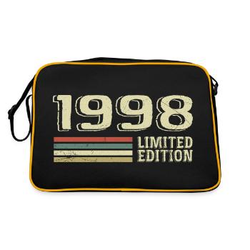 Nées en 1998 anniversaire 1998 Vintage 1998 - Sac Retro - noir/or - Dos