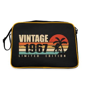 1967 Année d’anniversaire millésime original 1967 - Sac Retro - noir/or - Dos