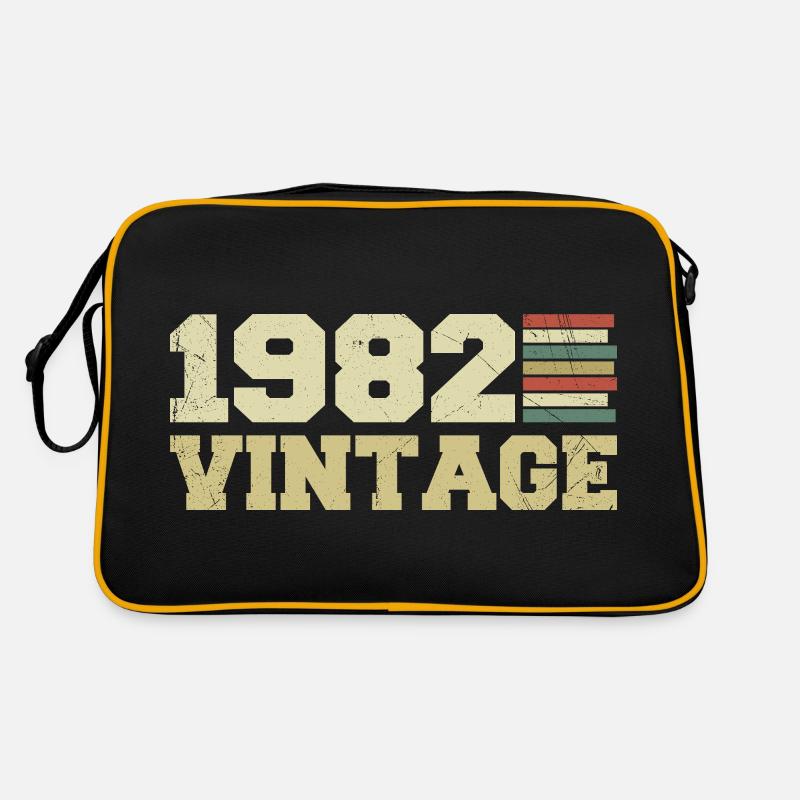1982 Geburtstagsgeschenk 1982 Jahrgang 1982 Geschenk Retro Tasche