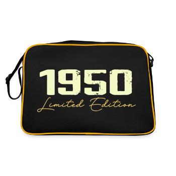 1950 Édition Limitée - 1950 Cadeau D'anniversaire - Sac Retro - noir/or - Dos