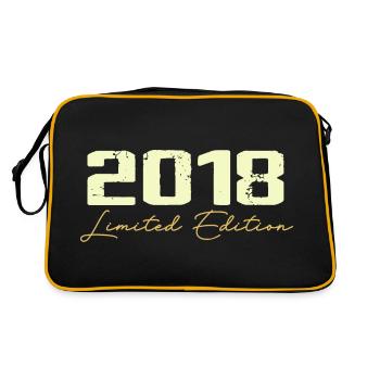 2018 Édition Limitée - 2018 Cadeau D'anniversaire - Sac Retro - noir/or - Dos
