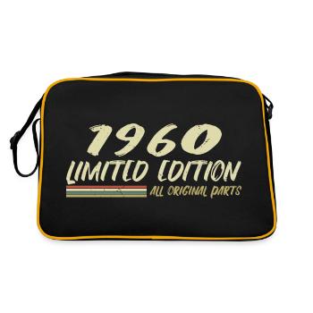 Cadeau D'anniversaire 1960 Idée Cadeau 1960 - Sac Retro - noir/or - Dos