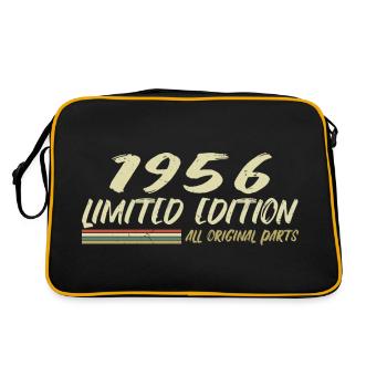 Cadeau D'anniversaire 1956 Idée Cadeau 1956 - Sac Retro - noir/or - Dos