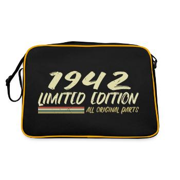 Cadeau D'anniversaire 1942 Idée Cadeau 1942 - Sac Retro - noir/or - Dos