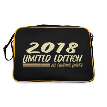 Cadeau D'anniversaire 2018 Idée Cadeau 2018 - Sac Retro - noir/or - Dos