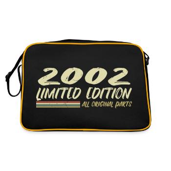 Cadeau D'anniversaire 2002 Idée Cadeau 2002 - Sac Retro - noir/or - Dos