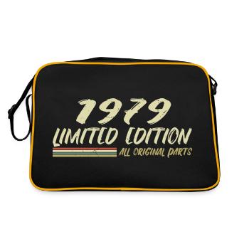 Cadeau D'anniversaire 1979 Idée Cadeau 1979 - Sac Retro - noir/or - Dos