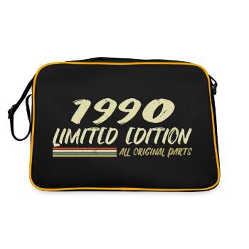 Cadeau D'anniversaire 1990 Idée Cadeau 1990 - Sac Retro - noir/or - Dos