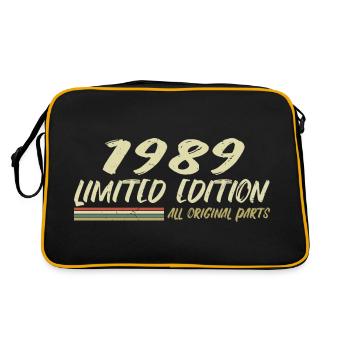 Cadeau D'anniversaire 1989 Idée Cadeau 1989 - Sac Retro - noir/or - Dos