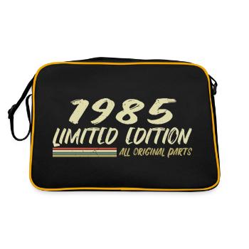 Cadeau D'anniversaire 1985 Idée Cadeau 1985 - Sac Retro - noir/or - Dos