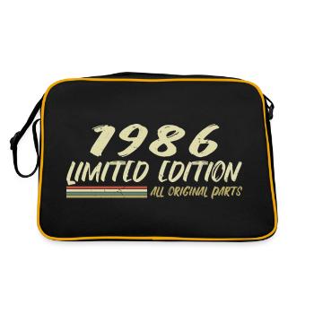 Cadeau D'anniversaire 1986 Idée Cadeau 1986 - Sac Retro - noir/or - Dos