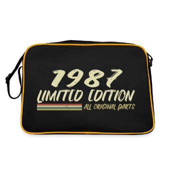 Cadeau D'anniversaire 1987 Idée Cadeau 1987 - Sac Retro - noir/or - Dos