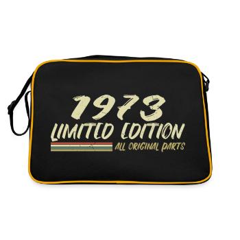 Cadeau D'anniversaire 1973 Idée Cadeau 1973 - Sac Retro - noir/or - Dos