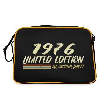 Cadeau D'anniversaire 1976 Idée Cadeau 1976 - Sac Retro - noir/or - Dos