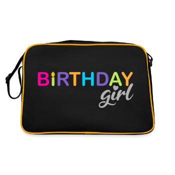 Fille d’anniversaire - Sac Retro - noir/or - Dos