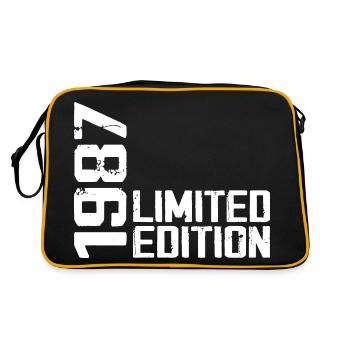Legendär seit 1987 Geburtstagsgeschenk 1987 - Retro Tasche - Schwarz/Gold - Hinten