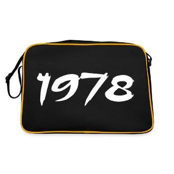 1978 Cadeau 47e Anniversaire 1978 Retro 1978 - Sac Retro - noir/or - Dos