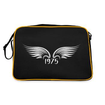 Original 1975 Vintage 1975 cadeau 1975 Rétro - Sac Retro - noir/or - Dos