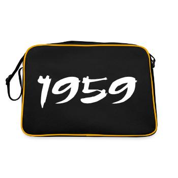 1959 Cadeau 66e Anniversaire 1959 Retro 1959 - Sac Retro - noir/or - Dos
