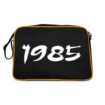 1985 Cadeau 40e Anniversaire 1985 Retro 1985 - Sac Retro - noir/or - Dos