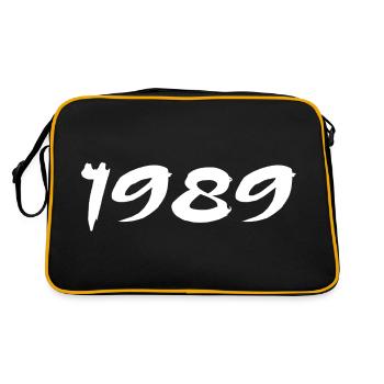1989 36th Anniversary Gift 1989 Retro 1989 - Retro Bag - black/gold - Back