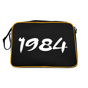 1984 Cadeau 41e Anniversaire 1984 Retro 1984 - Sac Retro - noir/or - Dos