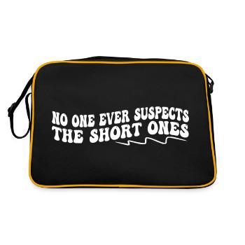 No One Ever Suspects The Short Ones - Sac Retro - noir/or - Dos