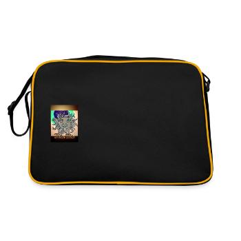 TATA. B.TATE LOGO - Retro Bag - black/gold - Back