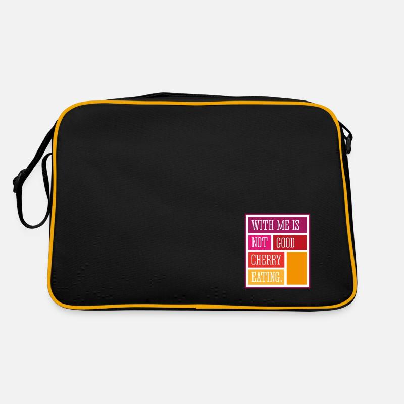 cherry eating Retro Tasche