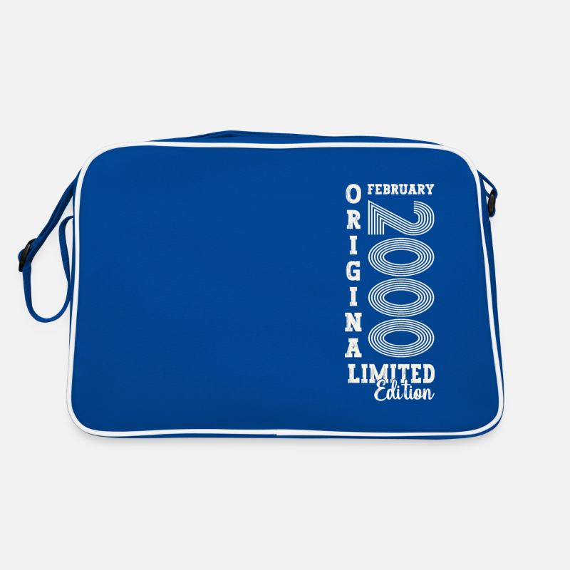 February Year 2000 23rd birthday gift man Retro Bag