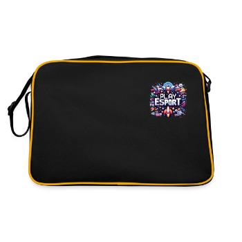 Play Pixel - Retro Bag - black/gold - Back